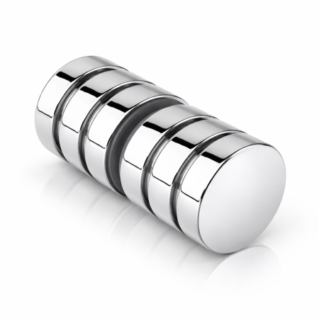 Ручка-кноб круглая, хром, нержавеющая сталь